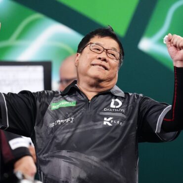 Lim makes darts history as he becomes oldest player to win match at PDC World Championship