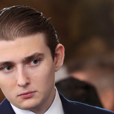 Man guilty of assaulting woman after Barron Trump alerted police