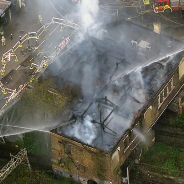 Camden fire: Travel disruption continues after fire near rail tracks