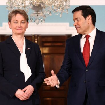 Foreign secretary ‘raised importance of complying with international law’ with US counterpart