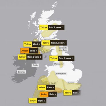 Met Office names storm forecast to bring snow, strong winds and heavy rain to UK