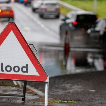 Yellow warnings issued for heavy rain across parts of UK prompting fears of flooding