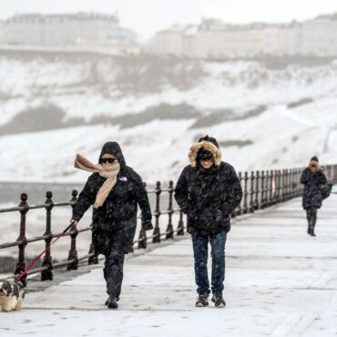 Flights cancelled and schools closed as new cold weather warnings issued across UK