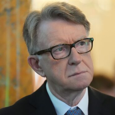 Lord Mandelson set to step down from House of Lords after Epstein revelations