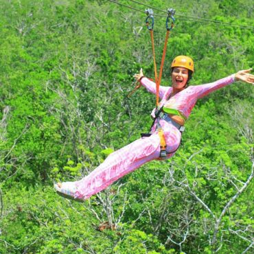 Benefit cheat who claimed anxiety left her housebound caught ziplining in Mexico
