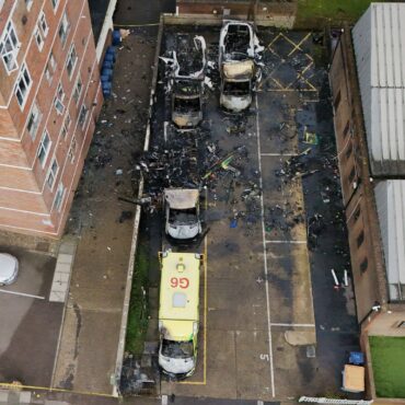 Police probe Islamist group’s claim to be behind ambulance arson attack