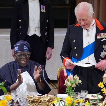 King says UK ‘blessed’ by Nigerian influence as he hosts state banquet for president