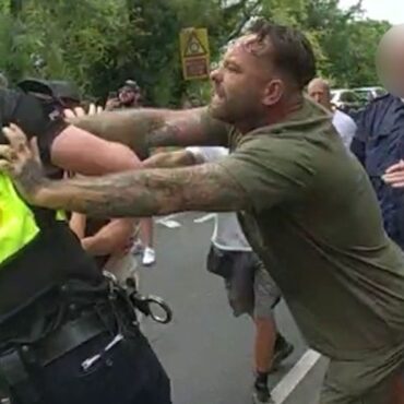 ‘Violent mob’ at asylum hotel protest turned Epping into ‘scene of chaos’, court told