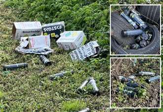 Pensioner exposes ‘epidemic’ of dumped industrial-sized drug canisters