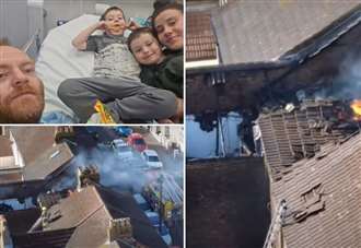 ‘Our house is gone’: Family-of-four devastated after fire rips through home