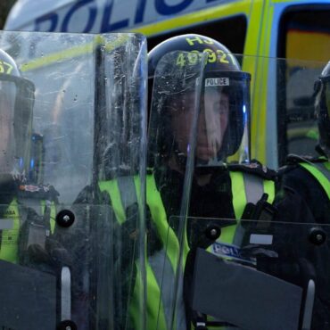 Arrests in Epsom as protest over alleged rape turns violent