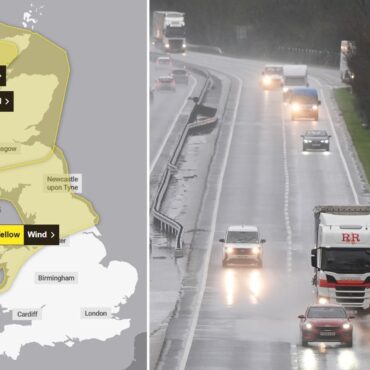 Storm Dave to hit UK hard, forecasters warn – here’s when