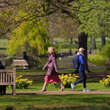 UK could have the warmest start to April in six years
