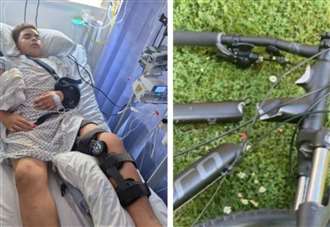 Teen, 13, left with broken bones and serious head injury after being hit by car