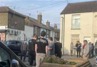 Men in custody after brawl in residential street