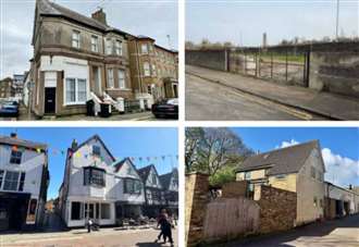 Seafront flats, land for development, and former charity shop sell at auction