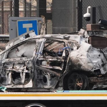 Man, 66, charged after car bomb attack outside police station in Northern Ireland