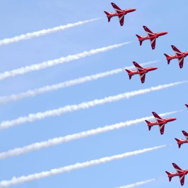 Red Arrows to fly with reduced numbers because of ageing engines