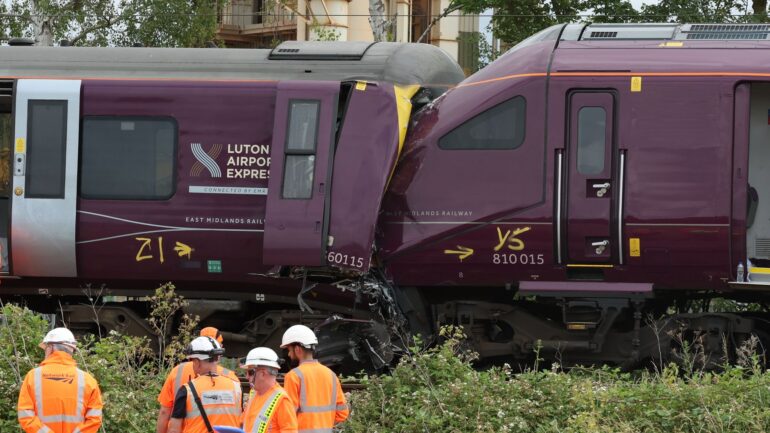 Train driver who died in crash that injured 100 ‘had passed red signal moments before collision’