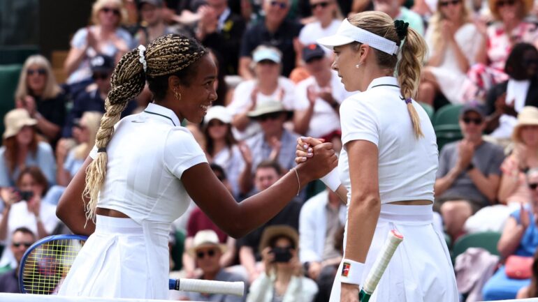 Katie Boulter knocked out of Wimbledon by teenage qualifier