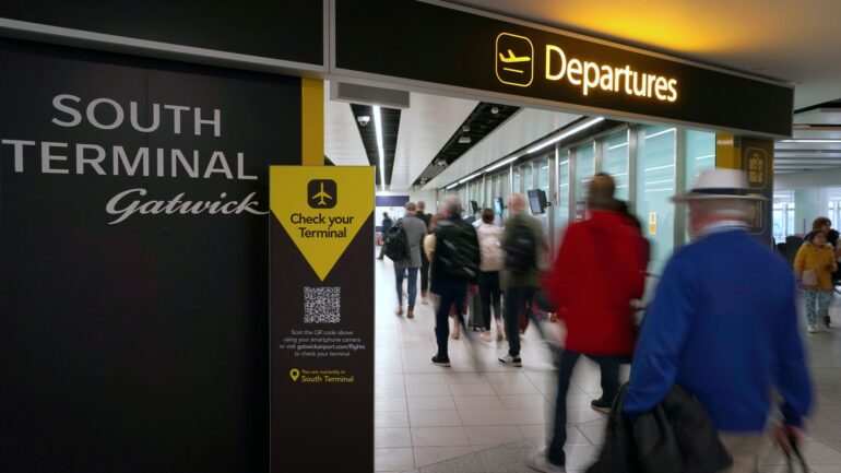 Network Rail apologises after sinkholes cause delays for Gatwick passengers