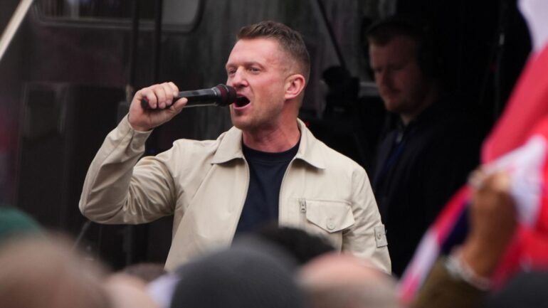 Tommy Robinson says he’s been detained at Heathrow