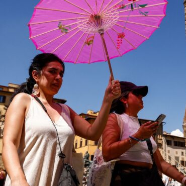 Europe swelters as heatwave intensifies – with temperatures of up to 44C forecast