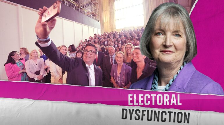 Number of women in Burnham’s cabinet ‘a central issue’ for female Labour MPs, says Harriet Harman
