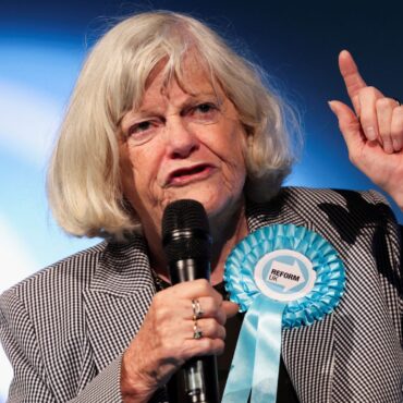 Former Tory minister Ann Widdecombe dies