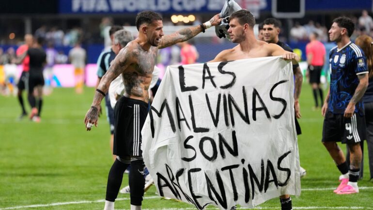 FIFA opens disciplinary case against Argentina FA over Falklands banner and other incidents