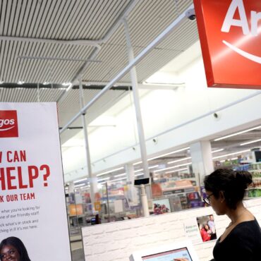 Sainsbury’s agrees £120m deal to sell Argos