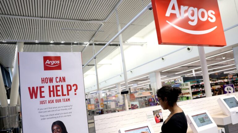 Sainsbury’s agrees £120m deal to sell Argos