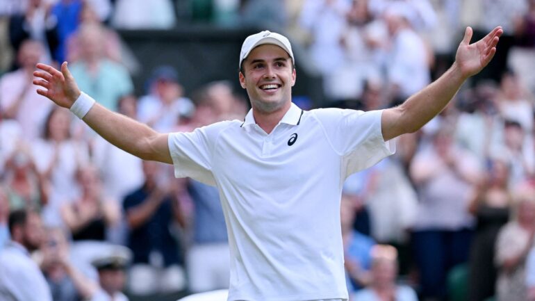 Britain’s wild card Arthur Fery reaches Wimbledon quarter-finals
