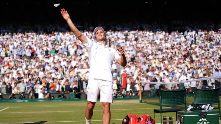 History man! British wildcard Arthur Fery beats Italy’s Cobolli to reach Wimbledon semis