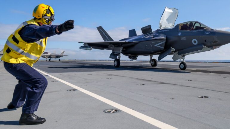 Russian spy plane dropped sonar trackers in path of Royal Navy aircraft carrier
