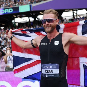 Josh Kerr breaks 27-year-old mile record in front of packed London stadium