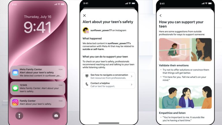 Instagram to alert parents if teens ask AI chatbot about suicide or self-harm