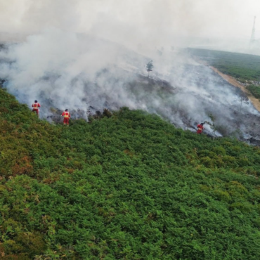 Wales ‘crisis’ over wildfires amid concern about lack of helicopters