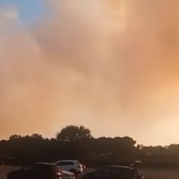 Major incident declared after large wildfire breaks out – as UK warned of ‘new normal’