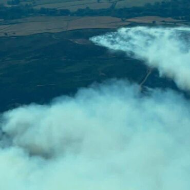 Major incident declared over wildfire in North Wales