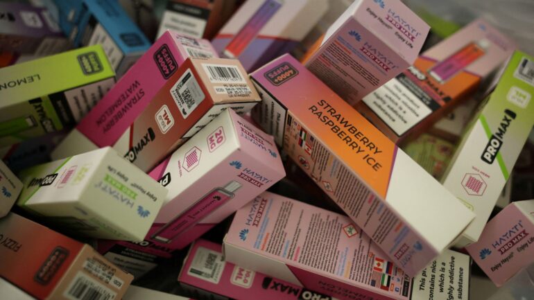 Vape flavours and packaging could be restricted to deter children