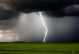 Thunderstorms, hail and lightning expected as weather warnings issued for Kent