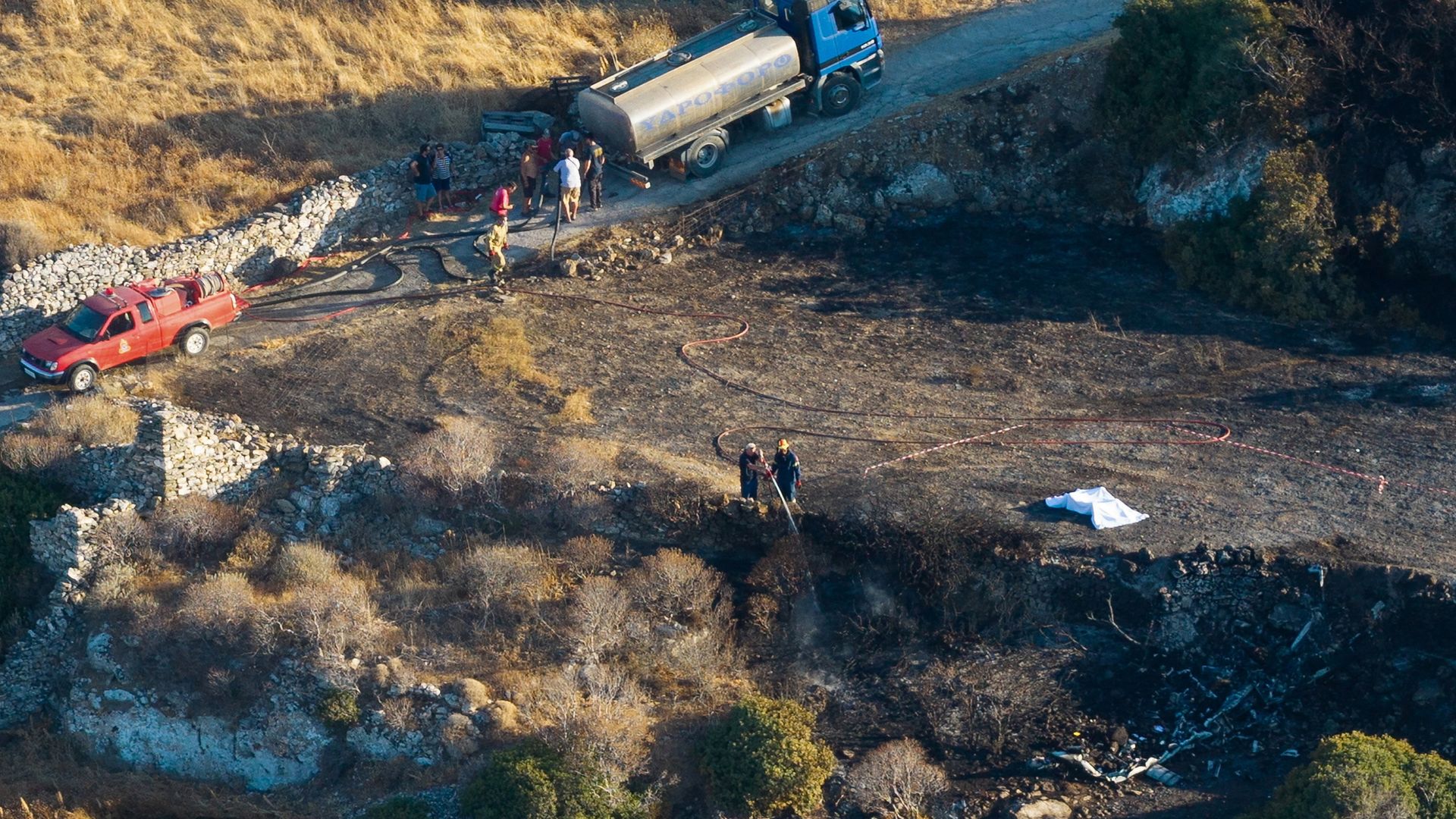 British tourist and wife killed in Greek helicopter crash while on honeymoon named