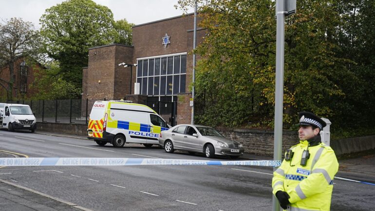Man charged over Manchester synagogue terror attack