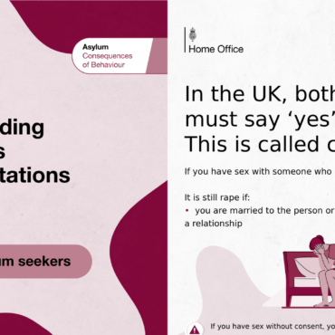 Asylum seekers warned not to make ‘kissing sounds’ at people in new guidance about living in UK