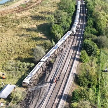 Track ‘irregularity’ found at site of train derailment
