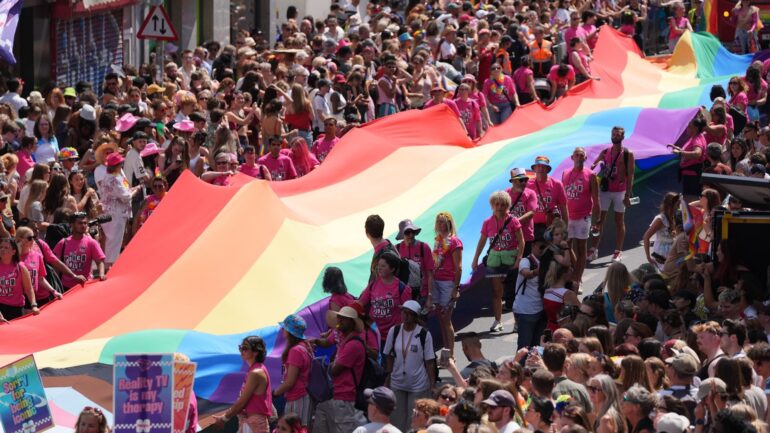 Hundreds of thousands attend Pride events in UK and mainland Europe after deadly Berlin attack