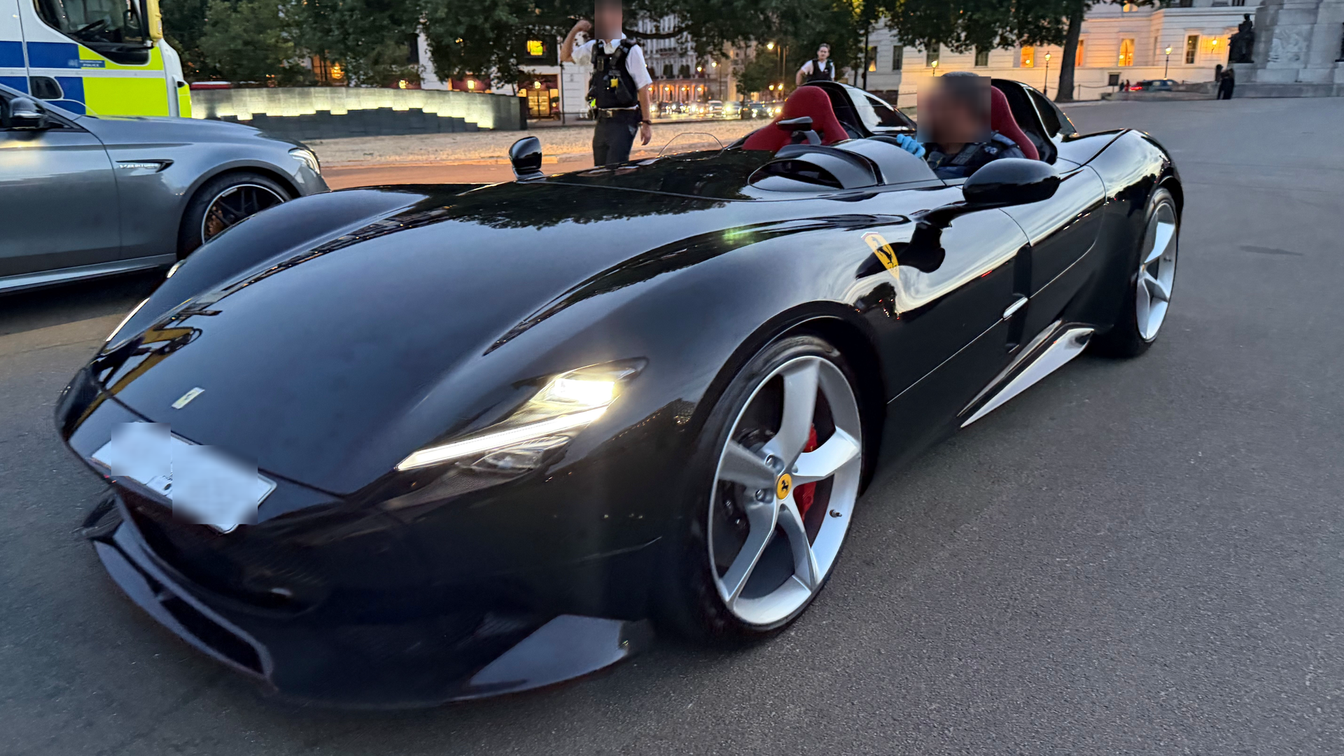 Why rare Ferrari in the UK for less than a day was targeted by police