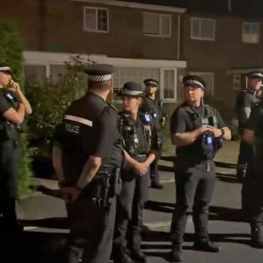 Female police officer ‘seriously bitten’ during anti-migrant disorder