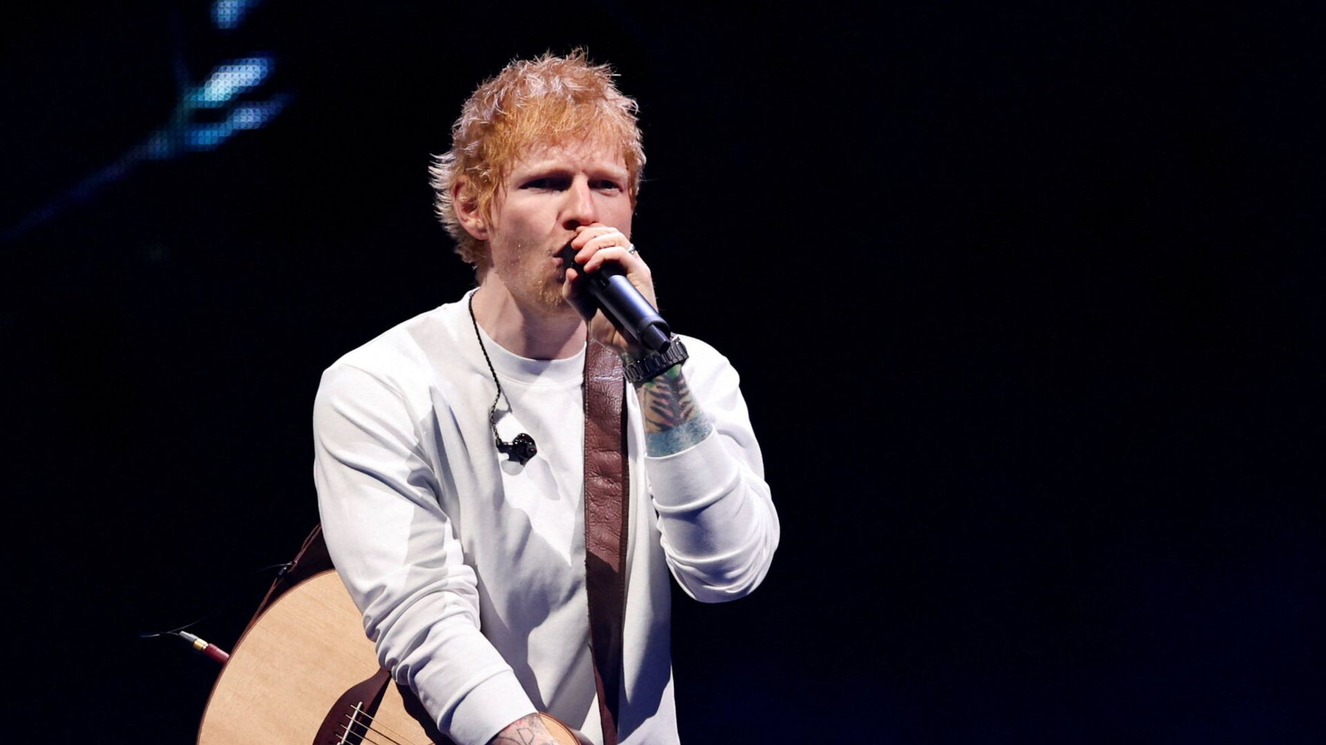 Ed Sheeran breaks silence at first concert after Macklemore Palestine row